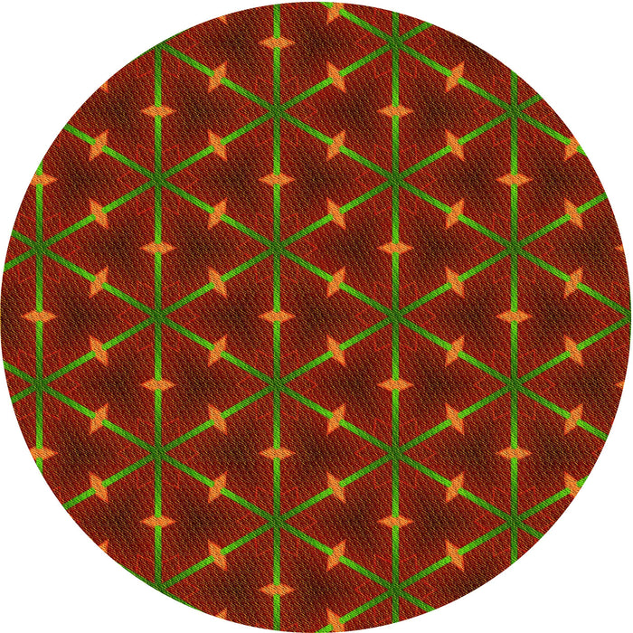 Square Machine Washable Transitional Tomato Red Rug in a Living Room, wshpat3642yw