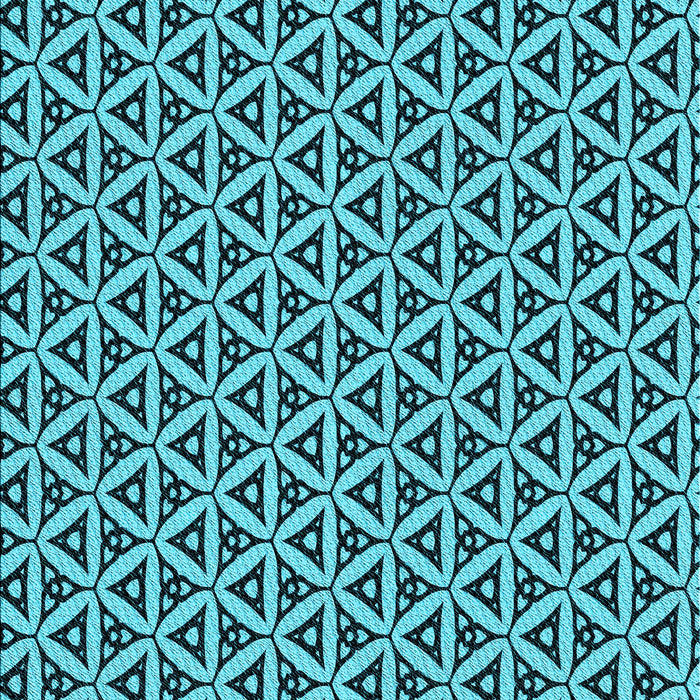 Machine Washable Transitional Bright Cyan Blue Rug, wshpat3643lblu