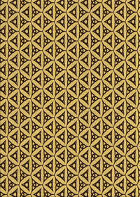 Machine Washable Transitional Bright Gold Yellow Rug, wshpat3643org