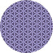 Square Patterned Purple Haze Purple Rug, pat3643pur