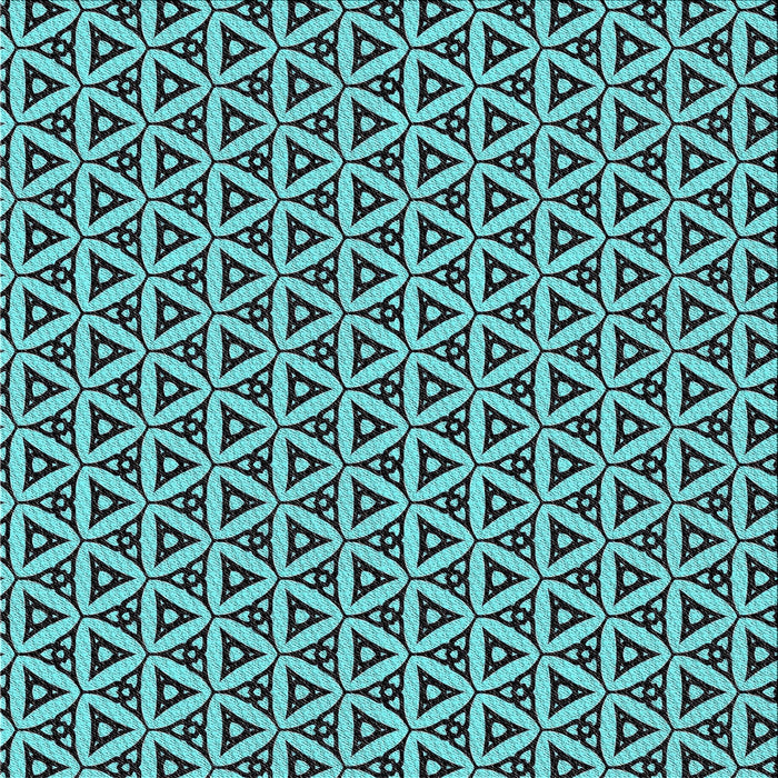 Sideview of Machine Washable Transitional Celeste Blue Rug, wshpat3643