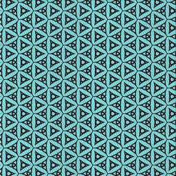 Square Patterned Sky Blue Novelty Rug, pat3643