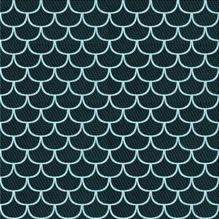 Round Machine Washable Transitional Deep-Sea Green Rug, wshpat3644lblu