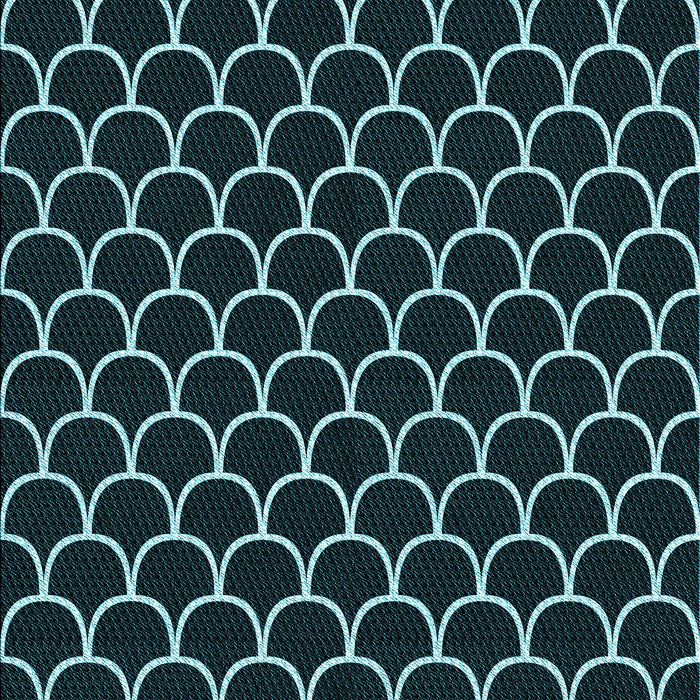 Machine Washable Transitional Deep-Sea Green Rug, wshpat3644lblu