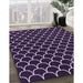 Machine Washable Transitional Deep Purple Rug in a Family Room, wshpat3644pur