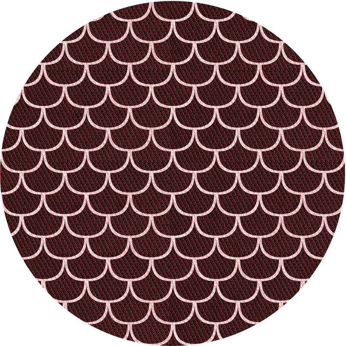 Square Machine Washable Transitional Chocolate Brown Rug in a Living Room, wshpat3644rd