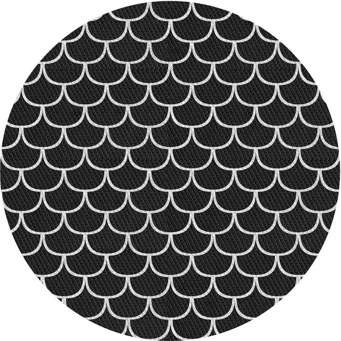 Square Patterned Gray Abstract Machine Washable Rug, wshpat3644