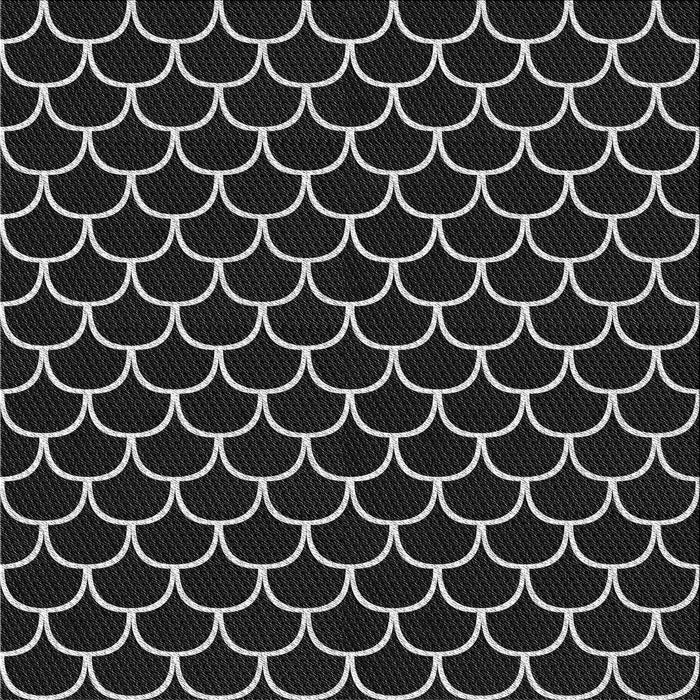 Sideview of Patterned Gray Abstract Machine Washable Rug, wshpat3644