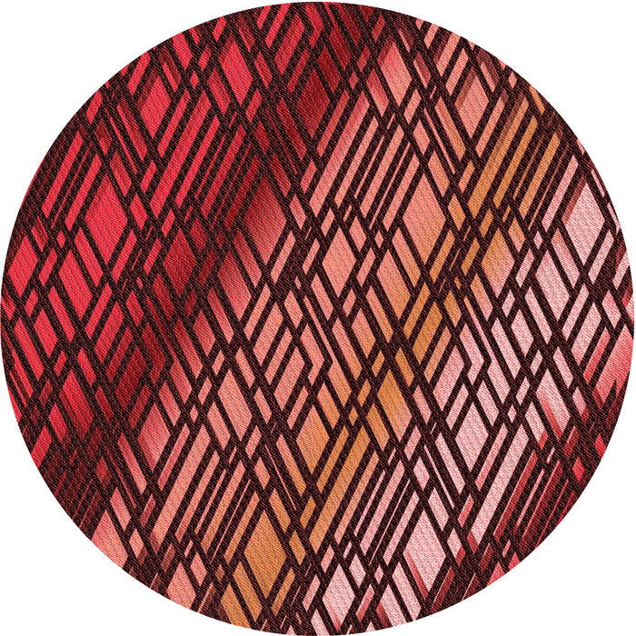 Square Machine Washable Transitional Maroon Red Rug in a Living Room, wshpat3645rd