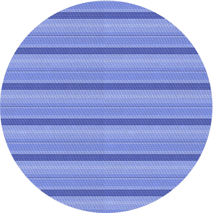 Square Patterned Blue Rug, pat3647blu
