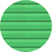 Square Patterned Neon Green Rug, pat3647grn