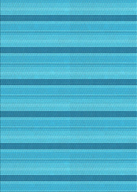 Machine Washable Transitional Bright Cyan Blue Rug, wshpat3647lblu