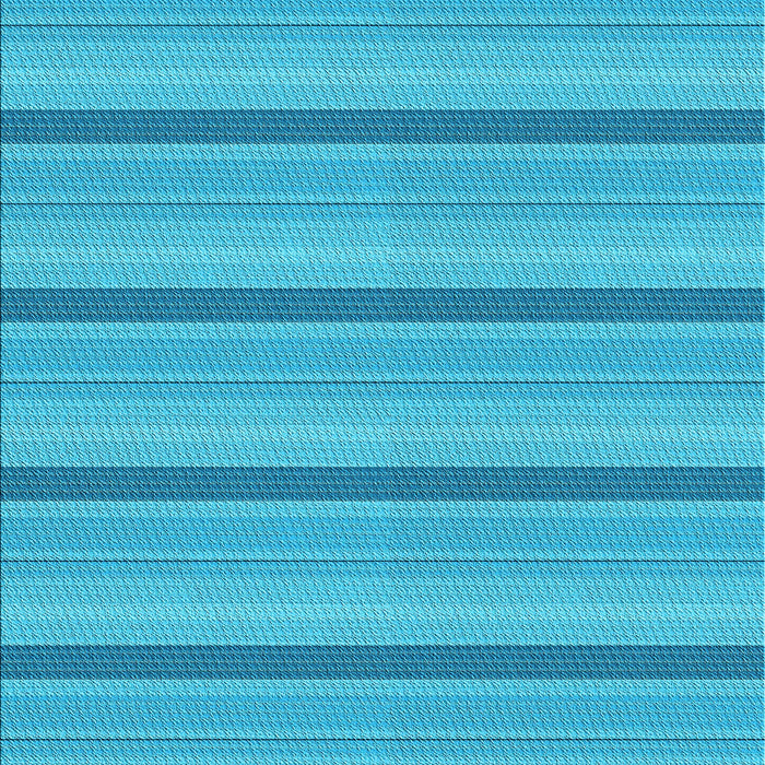 Machine Washable Transitional Bright Cyan Blue Rug, wshpat3647lblu