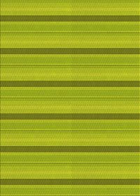 Machine Washable Transitional Neon Yellow Green Rug, wshpat3647yw
