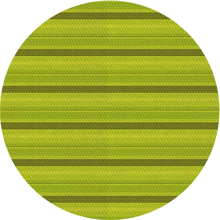 Square Patterned Neon Yellow Green Rug, pat3647yw