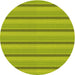 Square Patterned Neon Yellow Green Rug, pat3647yw