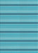 Patterned Sky Blue Novelty Rug, pat3647