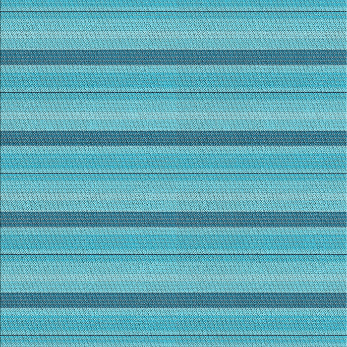 Patterned Sky Blue Novelty Rug, pat3647