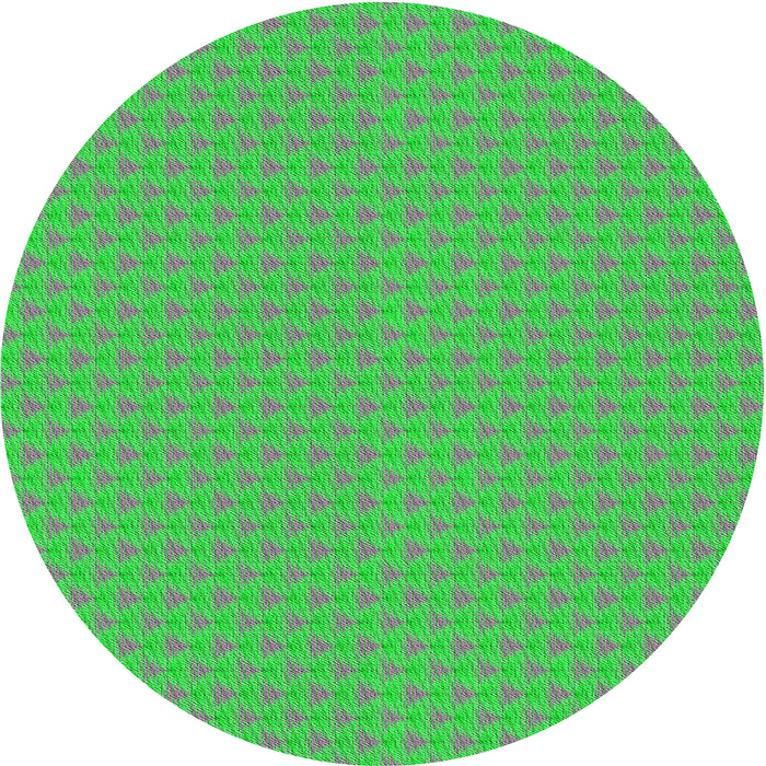 Square Machine Washable Transitional Neon Green Rug, wshpat3648