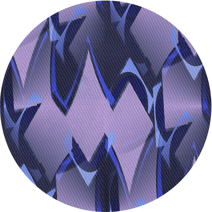 Square Patterned Blue Rug, pat3649blu