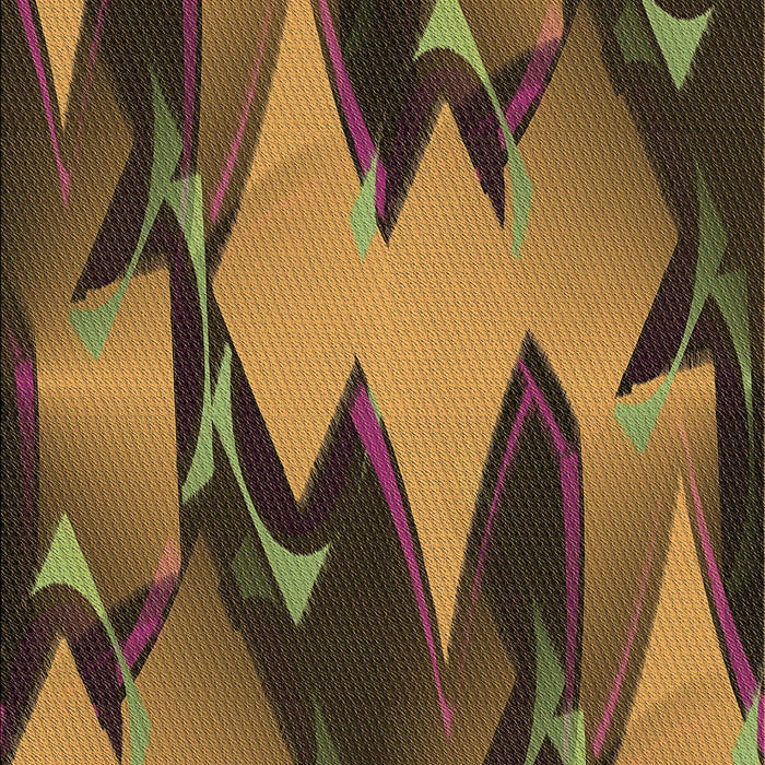 Patterned Caramel Brown Rug, pat3649brn