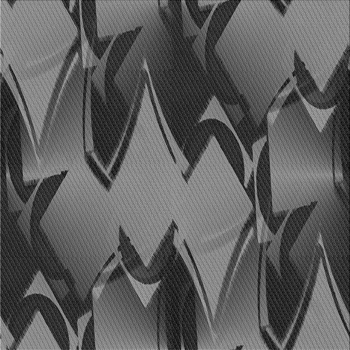 Round Patterned Gray Rug, pat3649gry