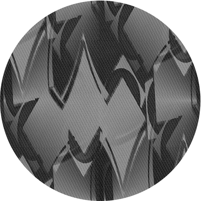 Square Patterned Gray Rug, pat3649gry