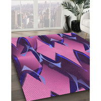 Patterned Purple Rug, pat3649pur