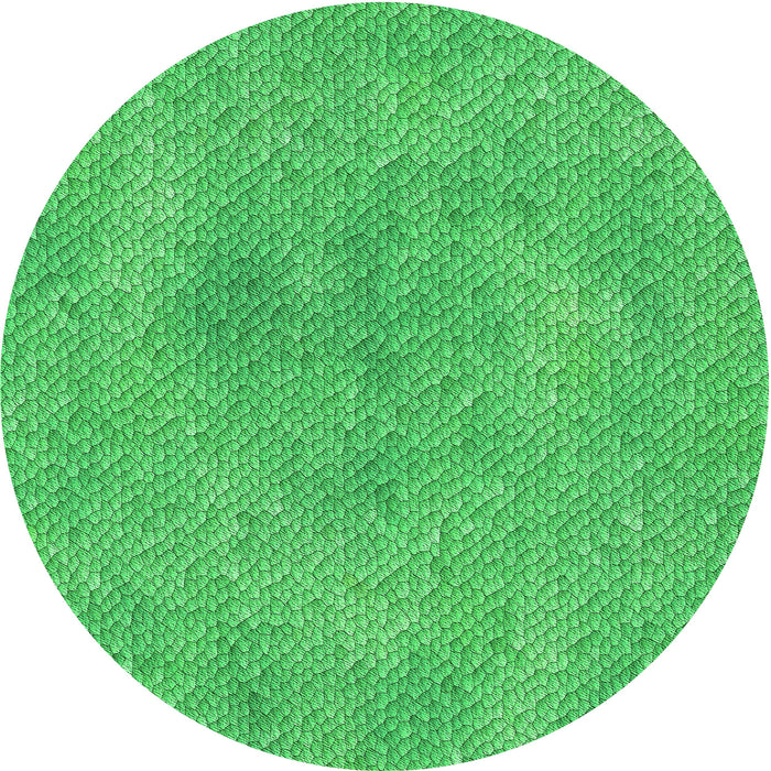 Square Patterned Neon Green Rug, pat3650grn