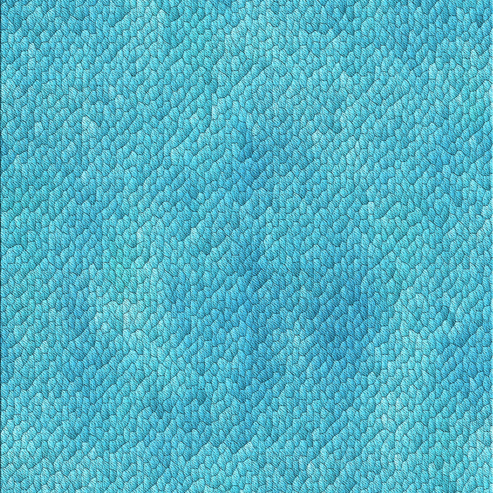 Patterned Dark Turquoise Green Rug, pat3650lblu