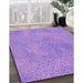 Machine Washable Transitional Bright Lilac Purple Rug in a Family Room, wshpat3650pur