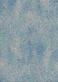 Machine Washable Transitional Green Rug, wshpat3650