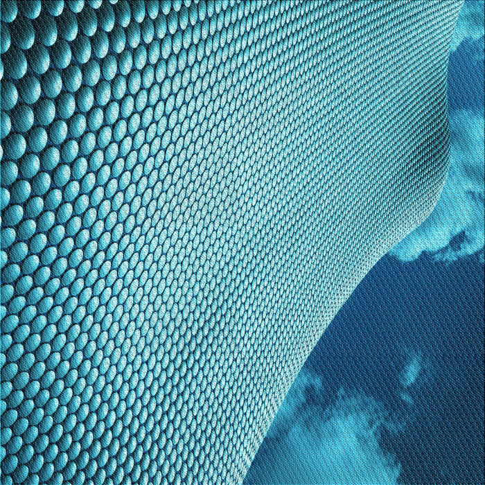 Round Machine Washable Transitional Teal Green Rug, wshpat3651lblu