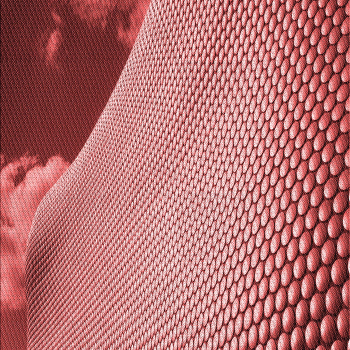 Patterned Light Coral Pink Rug, pat3651rd