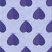 Round Patterned Periwinkle Purple Rug, pat3652blu