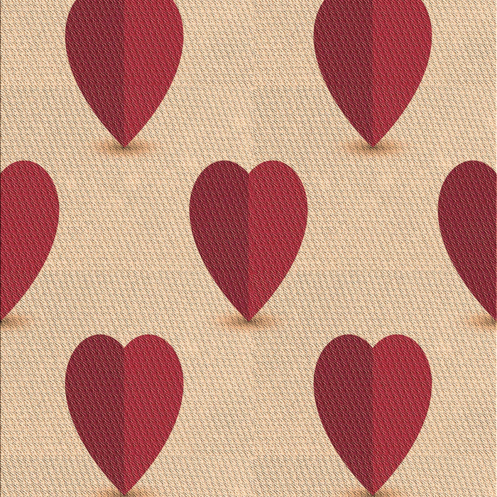 Machine Washable Transitional Red Rug, wshpat3652brn