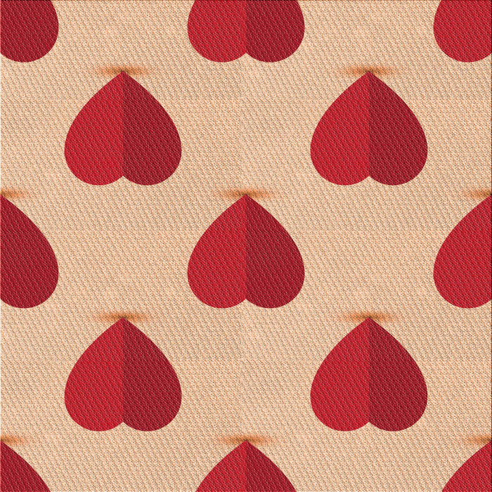 Round Patterned Pastel Orange Rug, pat3652org