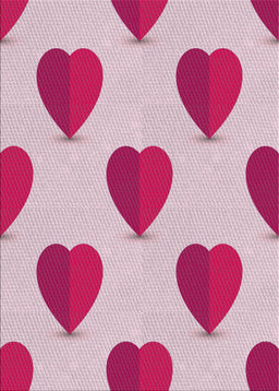 Patterned Pink Violet Pink Novelty Rug, pat3652