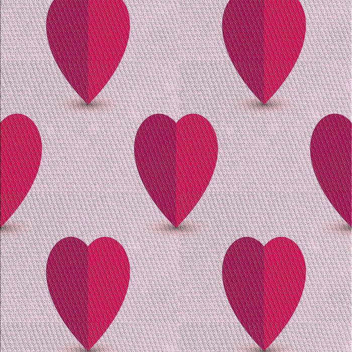 Patterned Pink Violet Pink Novelty Rug, pat3652