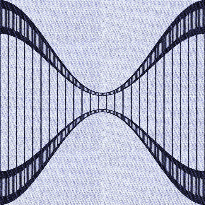 Round Patterned Lavender Blue Rug, pat3653blu