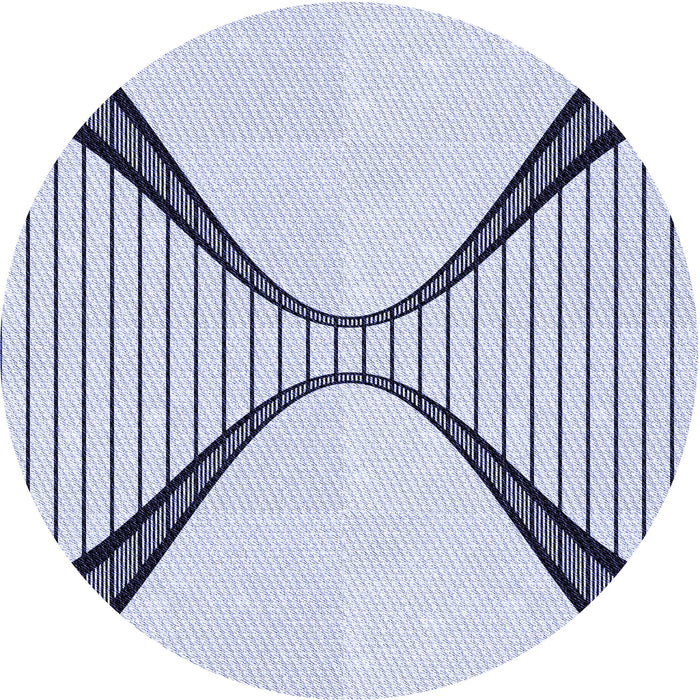 Square Patterned Lavender Blue Rug, pat3653blu