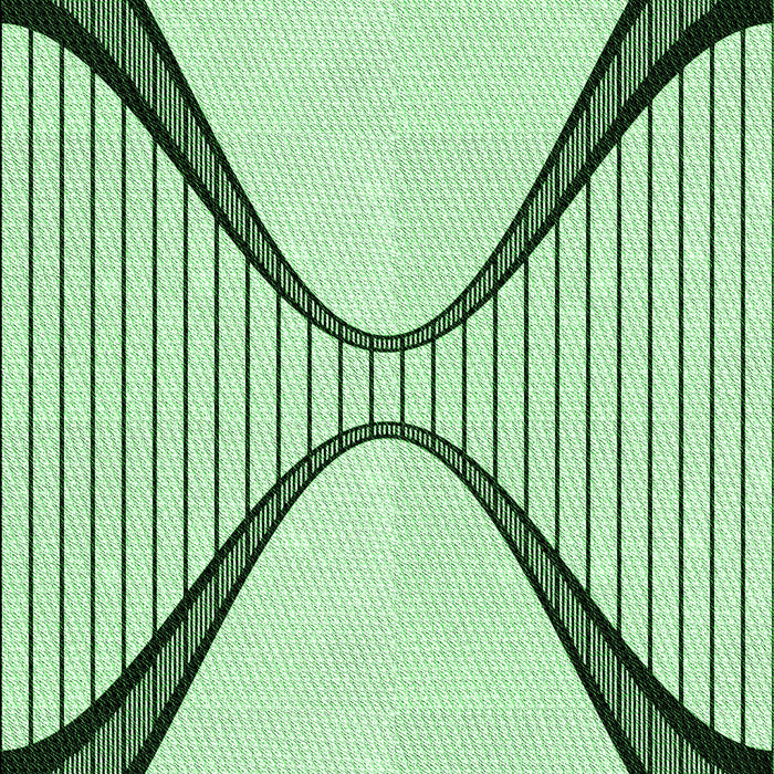 Patterned Mint Green Rug, pat3653grn