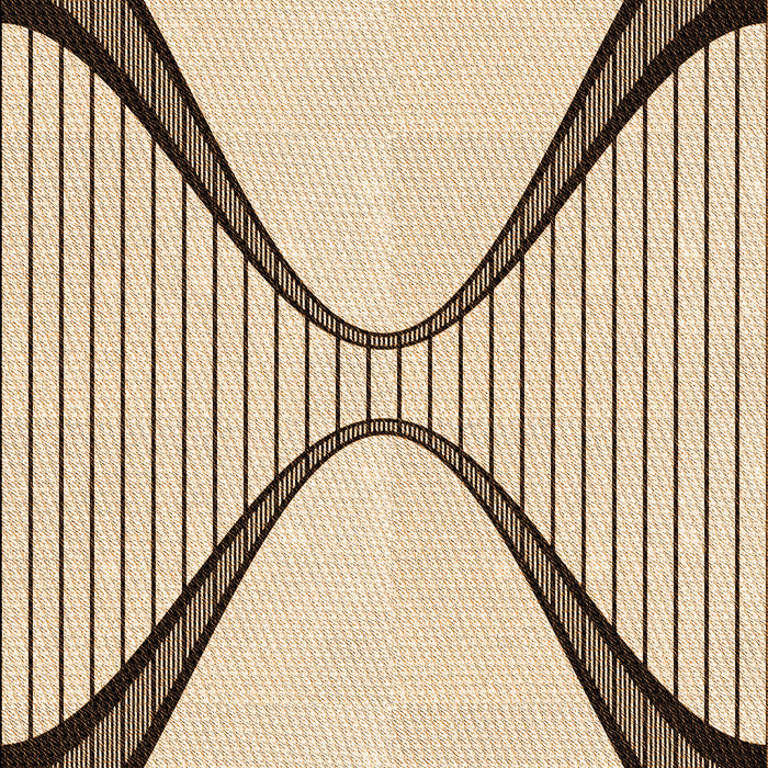 Patterned Copper Brown Rug, pat3653org