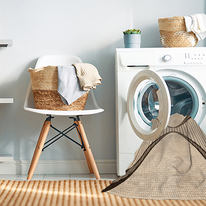 Machine Washable Transitional Copper Brown Rug in a Washing Machine, wshpat3653org