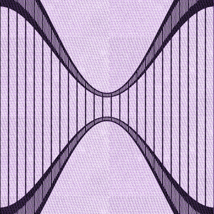 Patterned Purple Flower Purple Rug, pat3653pur