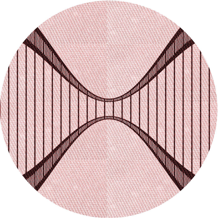 Square Machine Washable Transitional Indian Red Rug in a Living Room, wshpat3653rd