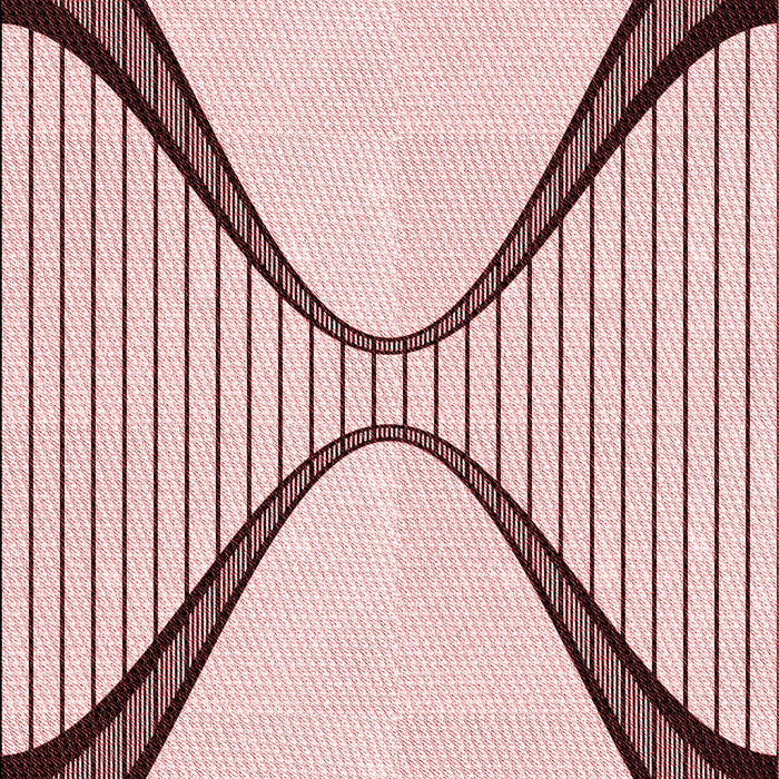 Patterned Red Rug, pat3653rd