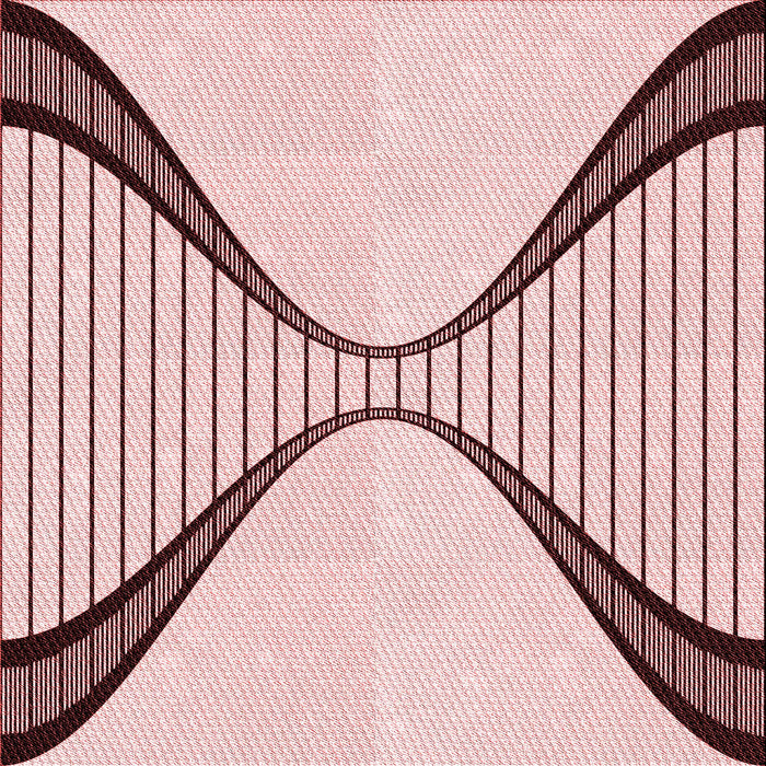 Round Machine Washable Transitional Indian Red Rug, wshpat3653rd