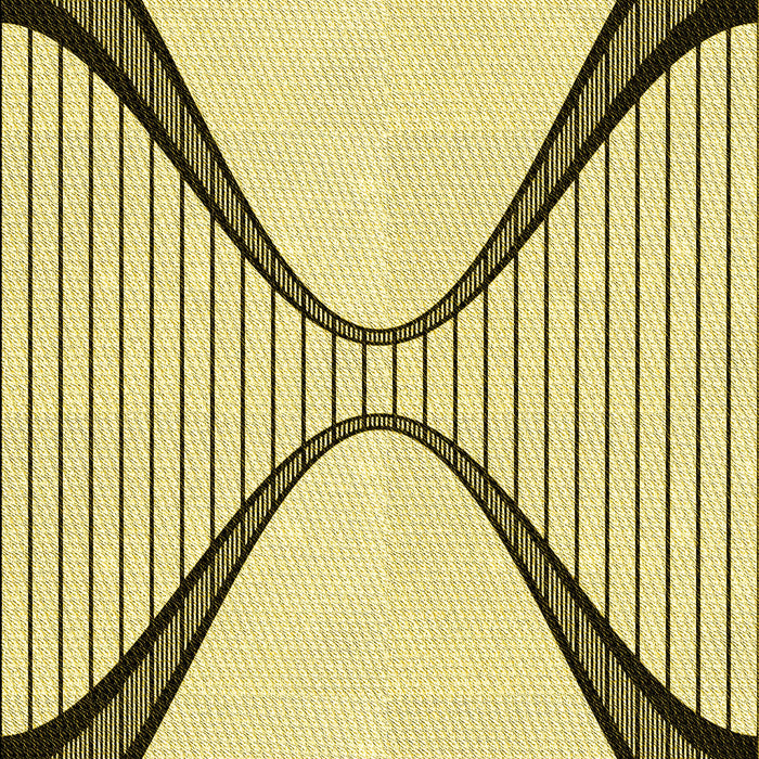 Patterned Sun Yellow Rug, pat3653yw