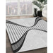 Patterned Off-White Novelty Rug in Family Room, pat3653